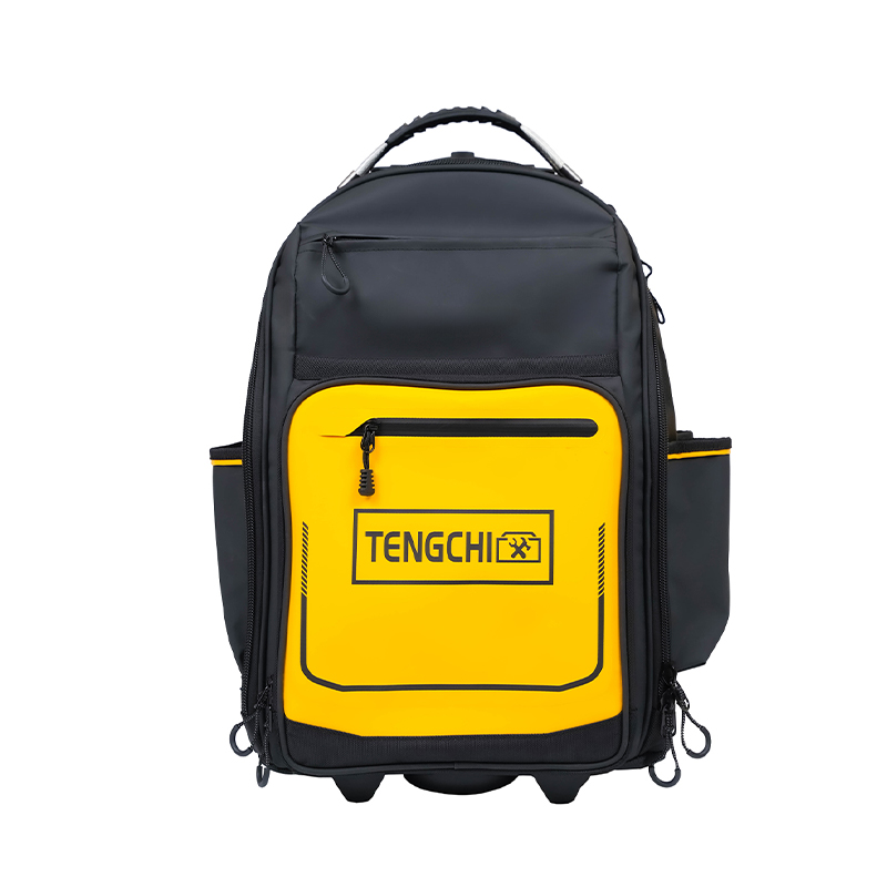 Sac à dos étanche avec fond en plastique pour outils à roulettes