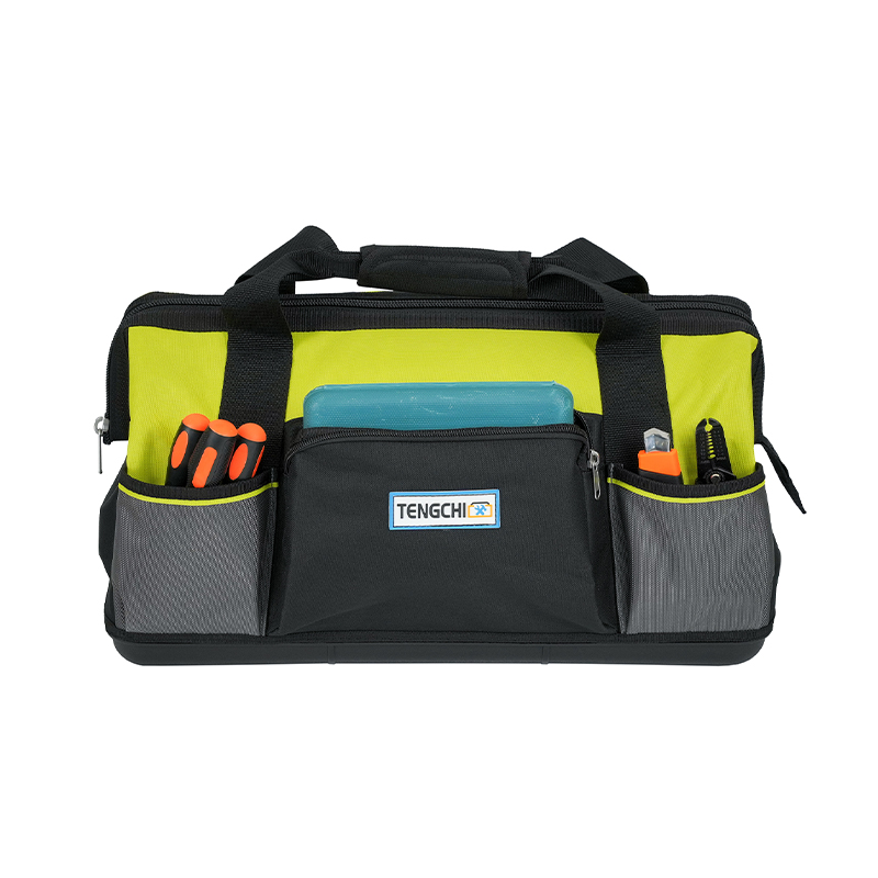 Sac à outils avec fond en plastique et plusieurs poches, 18 pouces/20 pouces